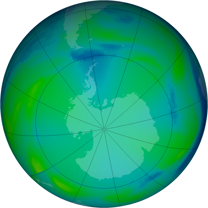 Ozone Map 1985-07-01